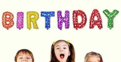 Thumbnail: Happy Birthday Foil Set 14 inch - MultiColor