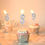 Thumbnail: Numerical No. 3 Candle (3-inch) Number candle (Silver)