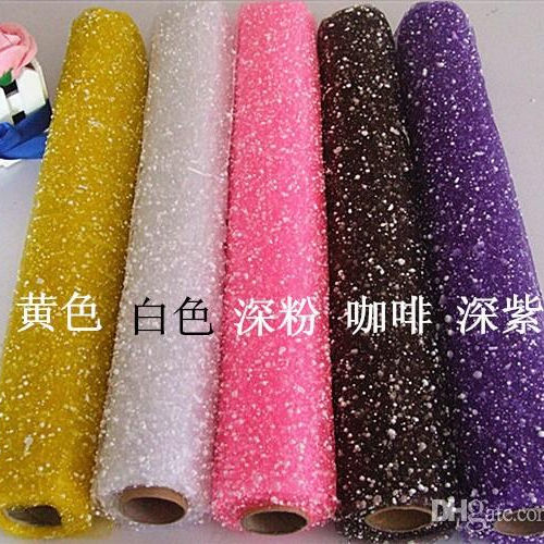 Thumbnail: Gift Wrapping Transparent Net  Snowflake Balls 1-Roll ( 5 Meters By 3 Feet)