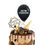 Thumbnail: Black Confetti Balloon Cake Toppers (5 Inch)(Black) You can stick Custom sticker