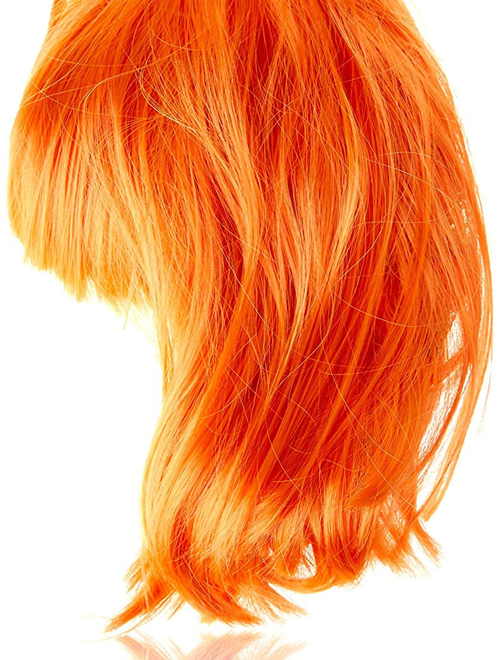 Thumbnail: Short Straight Wig , Orange Short Fluffy Curly Hair Wig Women  Short Wigs