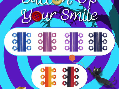 Step through the secret door to another world of Coraline with these spooky-chic braces color ideas for Halloween!
