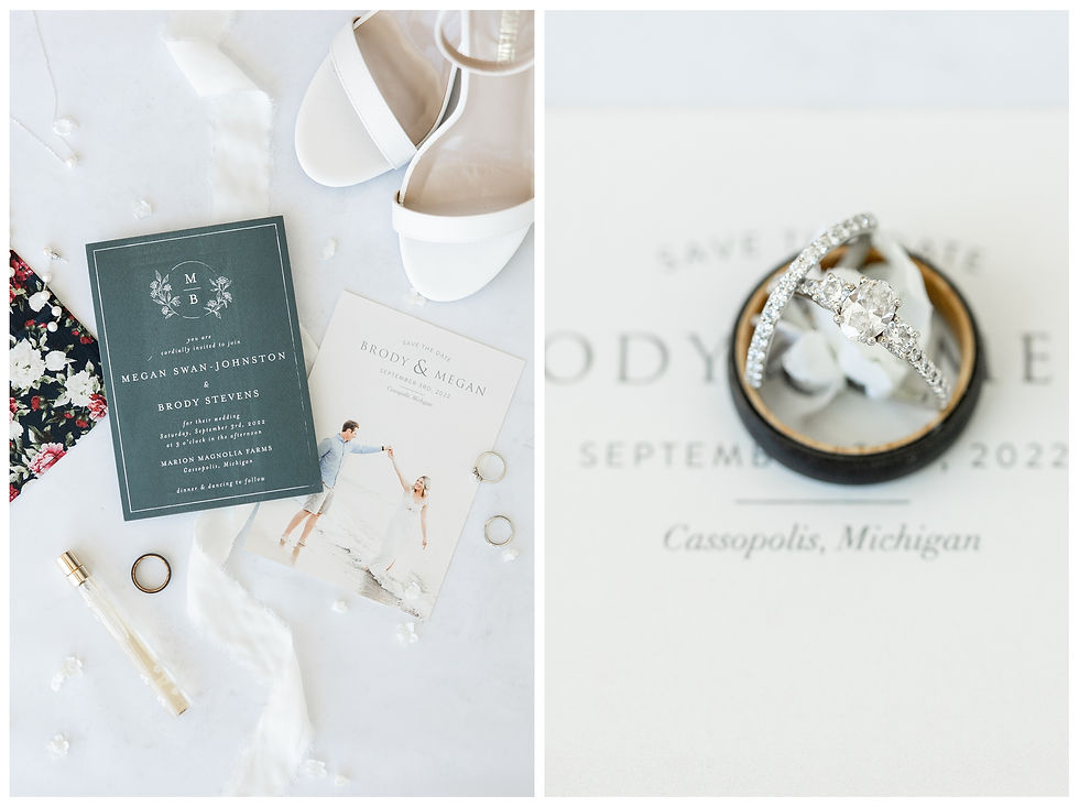 photos of beautiful white barn wedding near south bend Indiana in michigan by josh and Andrea photography