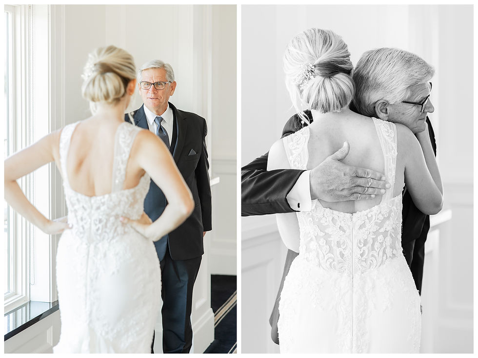 beautiful michigan church wedding near midland country club by josh and Andrea photography