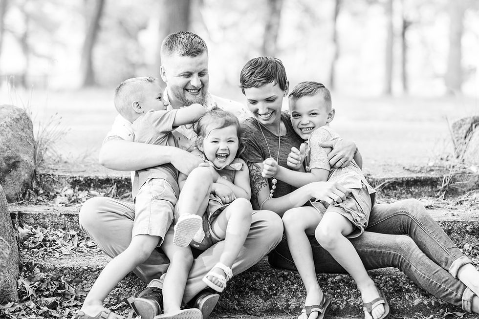 Josh and Andrea wedding photography husband and wife photographer team michigan pictures Milham Park Kalamazoo engagement pictures session photo shoot family sitting