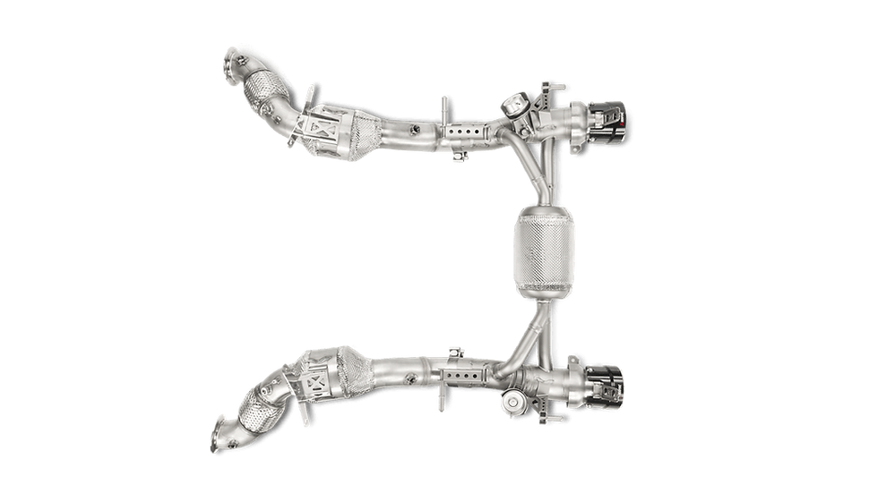 Thumbnail: Akrapovic Link Pipe Set w/o Cat (SS) for Ferrari 488 GTB/Spider