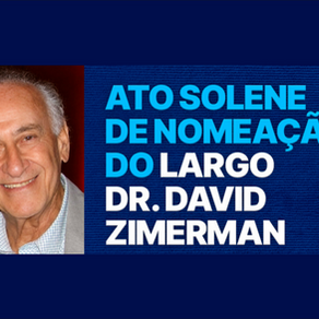 Largo Dr. David Zimerman: espaço público de Porto Alegre recebe o nome de jubilado da ABP