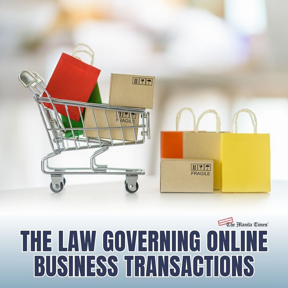 The law governing online business transactions