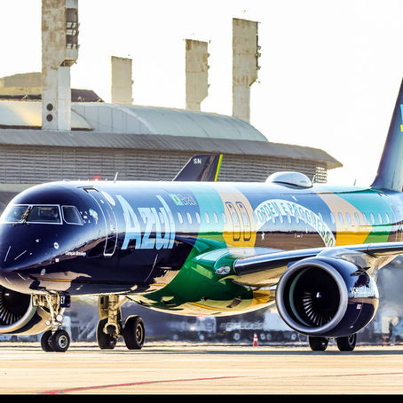 Em renegociação com a Embraer, Azul reduz pela metade o pedido de aviões E195-E2