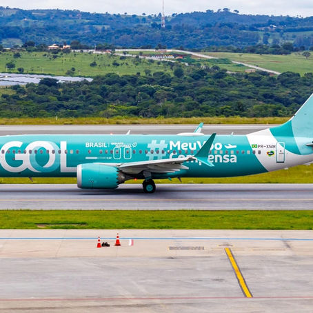 737 MAX todo verde da GOL terá pintura removida após acusação de greenwashing