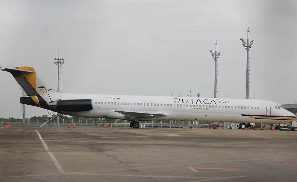 MD-82 em voo inaugural em Boa Vista - Imagem: Kauã Liberato