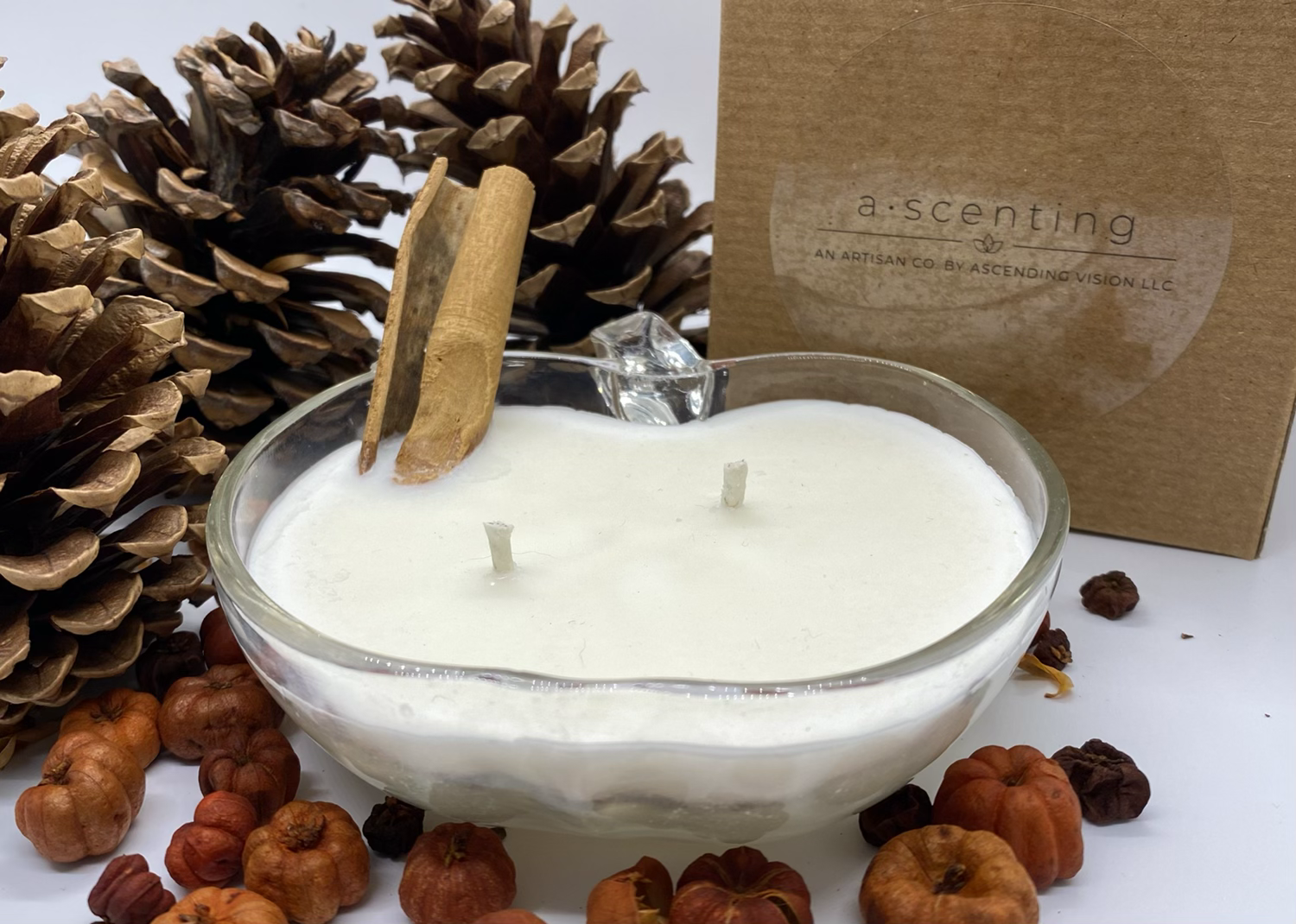 hot apple pie in apple shaped candy dish 6 oz