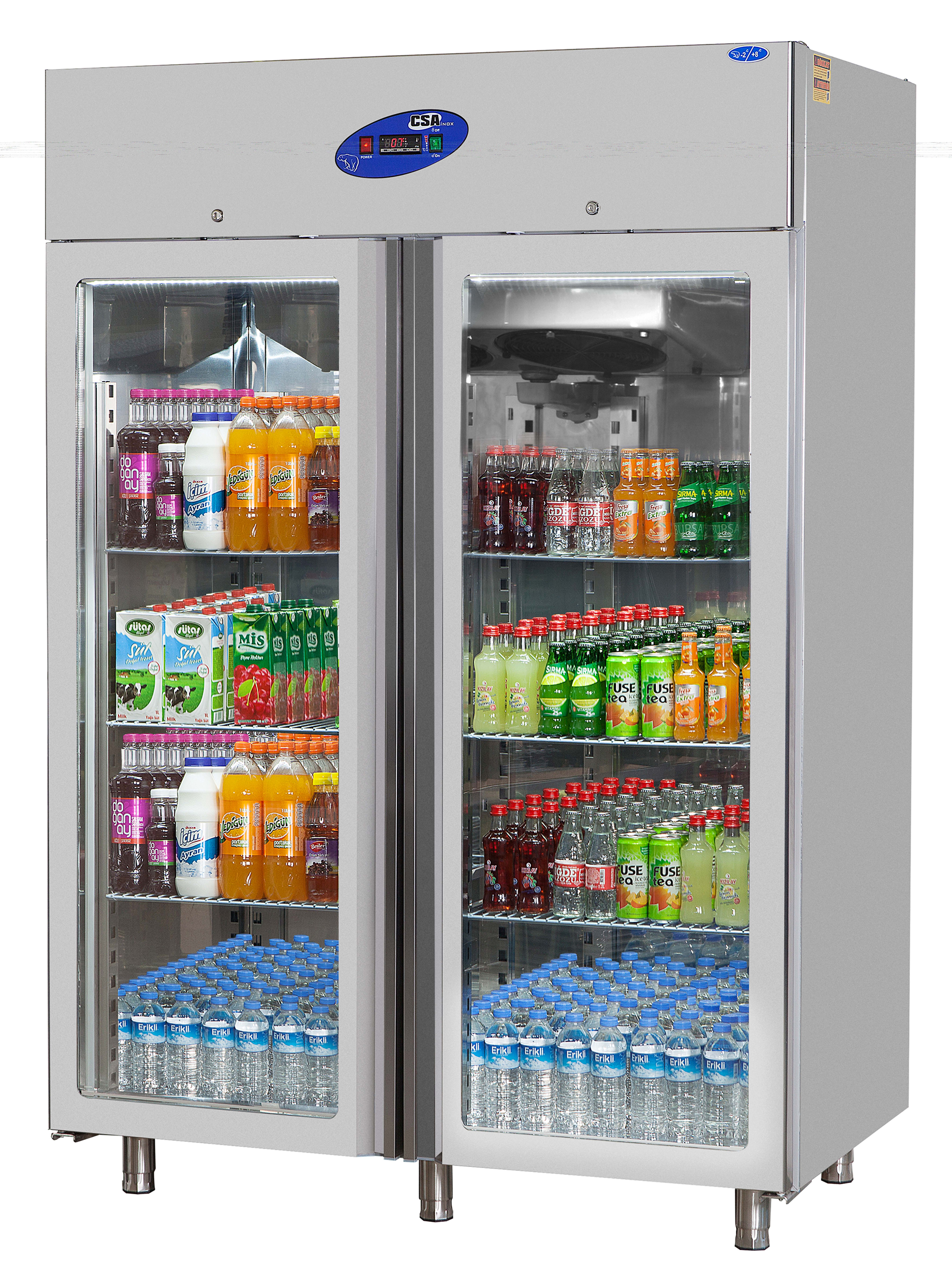 CSA INOX 1400 DİKEY BUZDOLABI