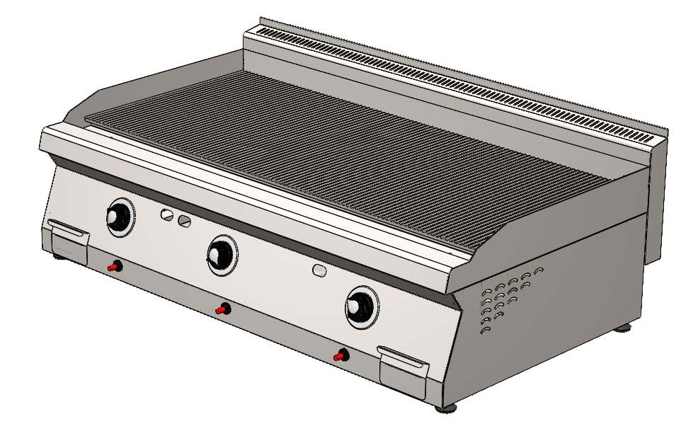 CSA INOX GAZLI TAM KANALLI IZGARA 700