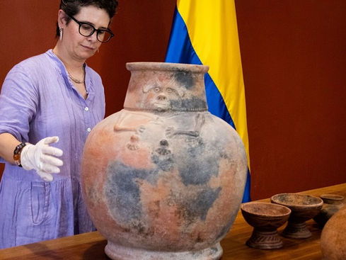 Gobierno recupera piezas precolombinas provenientes de varios países