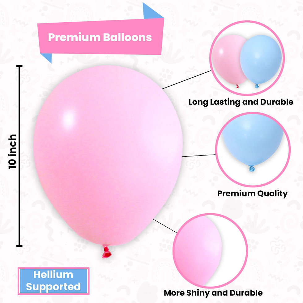 Thumbnail: Baby Shower DecorationItems Pack of 52-Foil Balloon,Balloons,Photobooth
