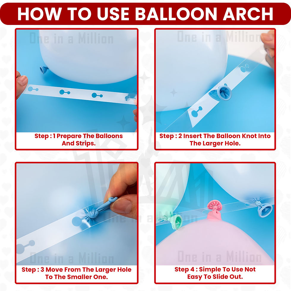 Thumbnail: Love Decoration Pack of 47 with Balloons, Banner & Curtains