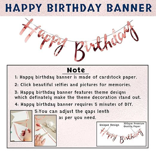 Thumbnail: 1iAM Birthday decoration/Purple theme birthday decoration combo Items (Packof58)
