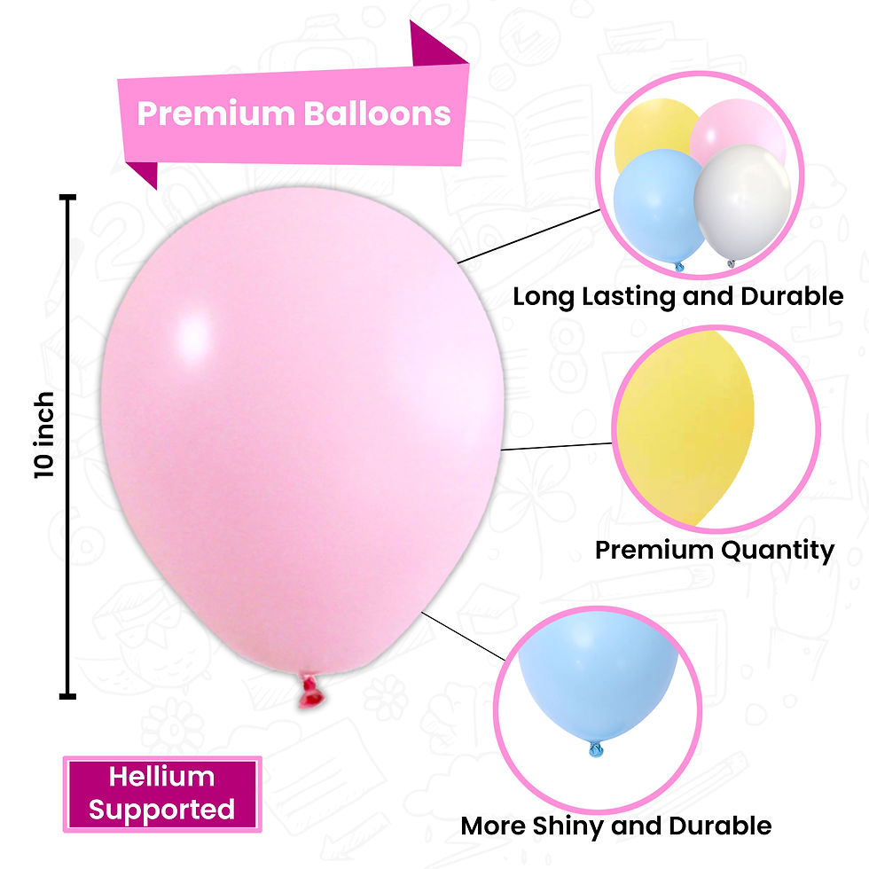 Thumbnail: Happy Teacher's Day Multicolor Combo Pack -Banner, Balloons For School,