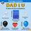 Thumbnail: Happy Fathers Day Decoration Perfect Father's Day/Dad Surprise BirthdayDeco