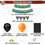 Thumbnail: Halloween Decoration Items Pack of 108 - Blue Banner, Black Net, Flag & Balloons