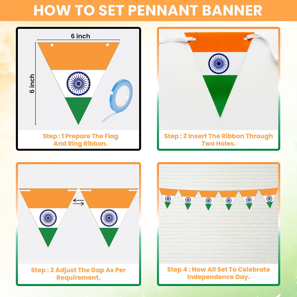 Thumbnail: Independence Day DecorationFor School,Office, Hall | 15th August Decoration