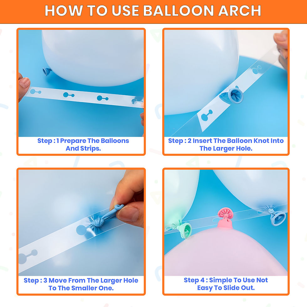 Thumbnail: Children's Day Decoration Pack of 82 - Banner, Metallic Balloons & Arch Strip