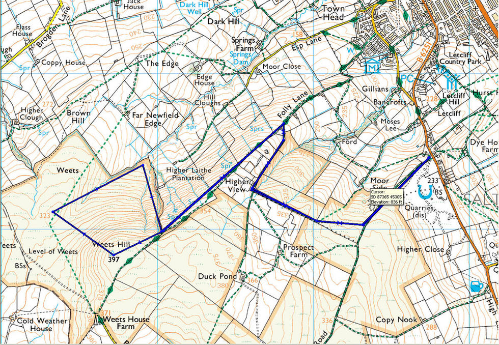 Weets race map