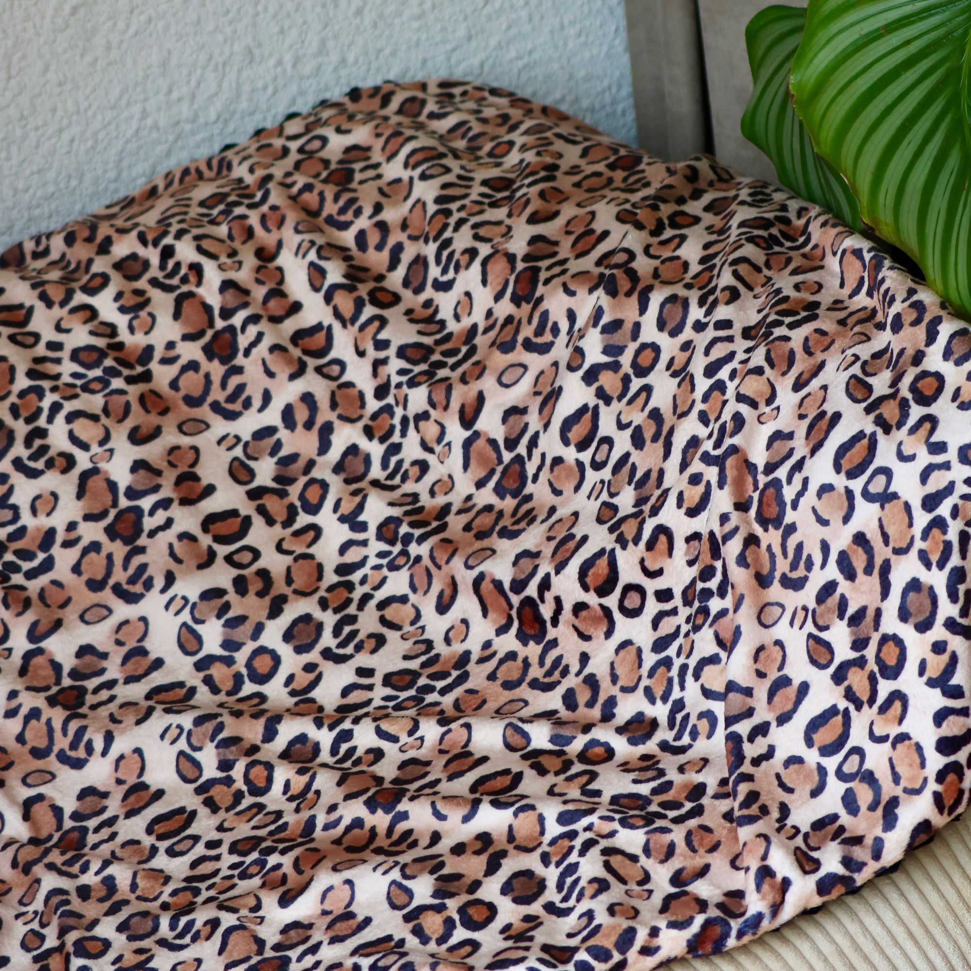 Plaid imprimé Léopard classique