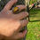 Thumbnail: Heavy 925K Sterling Silver Tiger Eye Men's Ring