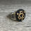 Thumbnail: 925k Sterling Silver Star & Moon Design  Men's Ring