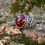 Thumbnail: 925k Sterling Silver Round Red Agate Stone (Aqeeq) Men's Ring