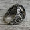 Thumbnail: 925k Sterling Silver Oval Black Onyx Men's Ring