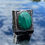 Thumbnail: 925k Sterling Silver Large Men's Ring Malachite Stone