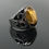 Thumbnail: 925K Sterling Silver Tiger Eye Men's Ring Carved Snake Motif