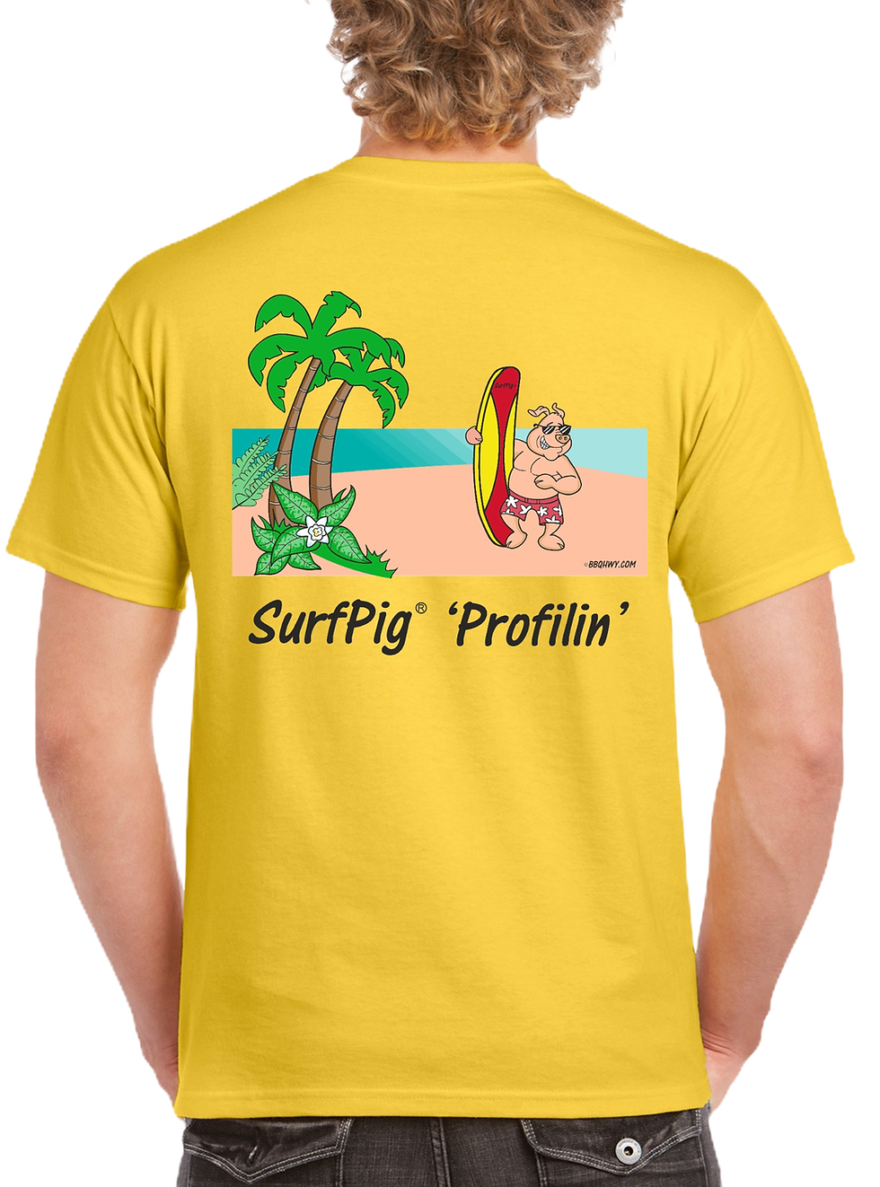 Thumbnail: SurfPig 'Profilin' T-Shirt - Blue