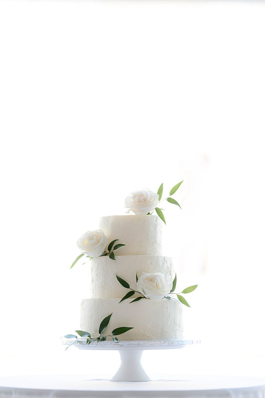 Wedding cake presentation