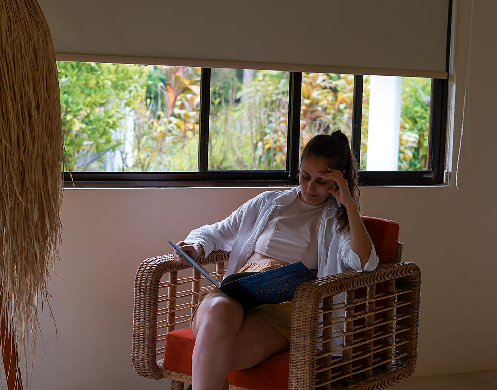 Close-up detail of natural textures and materials inside Corcovado Lodge, Costa Rica