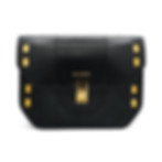 Sac à main made in France noir en cuir marin OLI EMOI