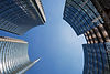 Glass buildings