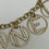 Thumbnail: CHANEL 19P Gold & Strass Logo Bubble Charm Pendant Necklace