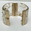 Thumbnail: CHANEL 10C Logo CC Clear & Gold Strass Cuff Bracelet