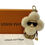 Thumbnail: LOUIS VUITTON Vivienne Fashionista “Golden" Mink Fur & Monogram Bag Charm