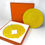Thumbnail: HERMES Yellow Porcelain Soleil d’Hermès Set of 2 Presentation Plates