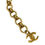 Thumbnail: CHANEL Vintage Gold-Plated Chain Logo CC Crystal Necklace Belt