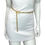 Thumbnail: CHANEL Vintage Gold-Plated Chain Logo CC Crystal Necklace Belt