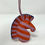 Thumbnail: HERMES Geegee Savannah Zebra Pink & Orange Poppy Milo Leather Bag Charm