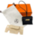 HERMES Black “Noir” Kelly Festival Bag Gold Hardware AirPod Case Bag Charm