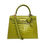 Thumbnail: HERMES Kelly 25 Sellier "Vert Anis" Green Shiny Mississippiensis Alligator GHW