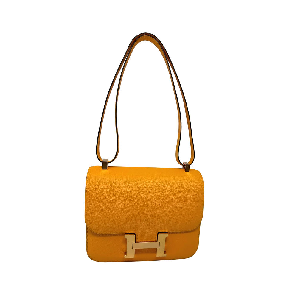 Hermes Constance 24 Yellow Jaune D'or